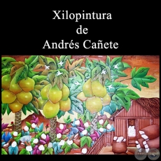 Sin Título - Xilopintura de Andrés Cañete